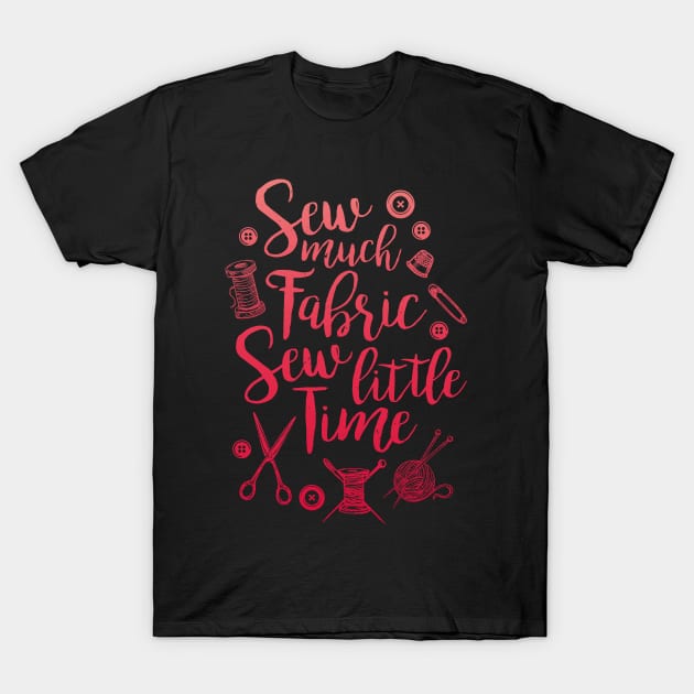 Funny Sewing Sewer Design T-Shirt by Pummli